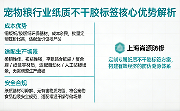 紙質不干膠防偽標簽：寵物糧品牌高性價比信任之選