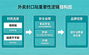 外賣封口貼材質(zhì)怎么選？易碎紙、紙質(zhì)不干膠成行業(yè)優(yōu)選