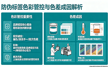 嚴控印刷色差標準 上海尚源以準確色彩保障防偽標簽統一性